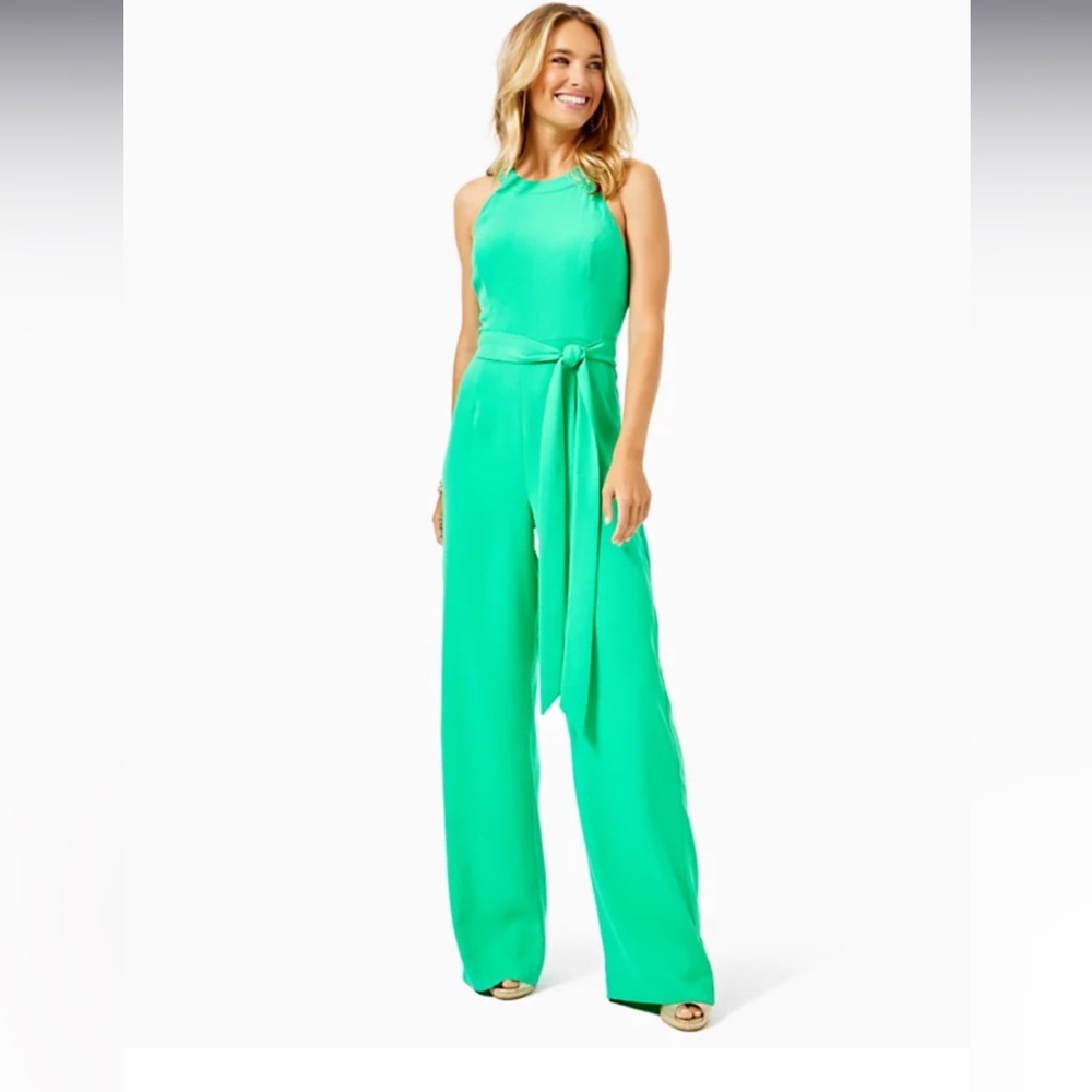 Lilly Pulitzer Vibrant Green Jumpsuit
